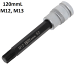 Bit Socket length 120mm (1/2) Drive Spline (for RIBE)