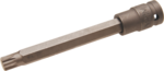 Impact Bit Socket length 140mm (1/2) Drive Spline (for XZN) M12