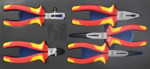 Tool Tray 1/3 VDE Pliers Set 5 pcs