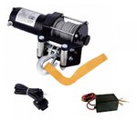 Winch 12V 907kg 750w, 15.2m