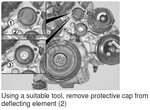 Crankshaft Pulley Holder and Rotating Tool Set for BMW 2.5D