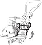 Vibratory plate with petrol engine 8.2kn