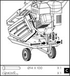 Vibratory plate 20kn with 6.5hp