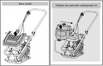 Vibratory plate 20kn with 6.5hp