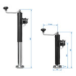 Support leg, extendable, Heavy Duty TH39/2000