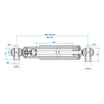 Shock absorber 900kg CC 250-380 - set of 2 pieces