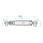 Shock absorber 900-1300kg CC 250-380 - set of 2
