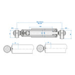 Shock absorber 1300-1700kg CC 250-380 - set of 2