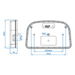 Rear lamp 7 function 240x150mm LED left