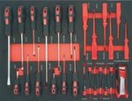 Filled tool trolley 149-piece