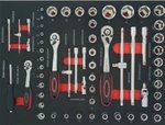 Filled tool trolley 149-piece