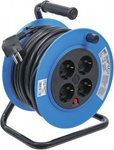 Cable Reel 15 m 3x1,5 mm² 4 Socket Outlets IP 20 3000 W
