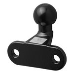 Towbar ball black angled D17.2/S350 E-type approved