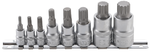 Impact Bit Socket Set Spline (for XZN) M4 - M16 8 pcs