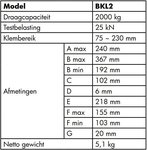 Beam clamp 2 tons