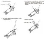 Hydraulic Garage Jack with Foot-operated 2.5-Ton