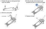 Hydraulic Garage Jack with Foot-operated 2.5-Ton