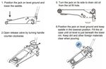 Hydraulic Garage Jack with Foot-operated 2.5-Ton