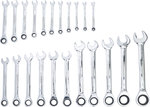 Ratchet Combination Wrench Set 6 - 32 mm 22 pcs