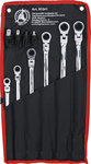 Double Swivel Head Ratchet Wrench Set 8 - 19 mm 10 pcs