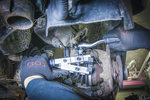 Pliers for Axle Boot Clamps for use with Torque Wrench 90a° angled