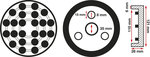 Rubber Pad | for Auto Lifts | Ø 120 mm