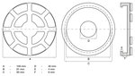 Rubber Pad for Auto Lifts Ø 100 mm