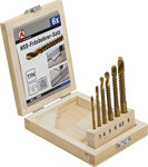 6-piece HSS Milling Cutter Set, 3-8 mm