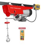 Electric wire rope hoist with radio remote control