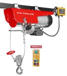 Electric wire rope hoist with radio remote control
