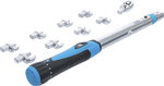 Torque Wrench Set 6.3 mm (1/4) 10 - 50 Nm 10 pcs.