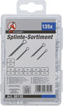 Splint Pin Assortment Ø 1.6 - 3.2 mm 135 pcs