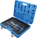 69-piece Impact Socket Set, 1/4 + 1/2