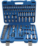 Socket Set 6.3 mm (1/4) + 12.5 mm (1/2) drive 108 pcs
