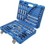 Socket Set, Hexagon 6.3 mm (1/4) / 10 mm (3/8) Inch sizes 92 pcs.