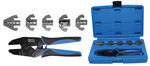 Crimping Pliers Set with 5 Pairs of Jaws