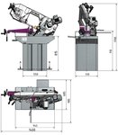 Sawing machine with frequency converter diameter 225 mm