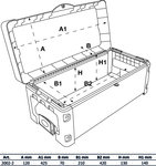 Hard-Top tool case attachment for BGS 2002