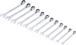 Ratchet Combination Wrench Set reversible 8 - 19 mm 12 pcs