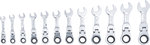 Ratchet Combination Wrench Set extra short 8 - 19 mm 12 pcs