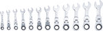 Ratchet Combination Wrench Set extra short 8 - 19 mm 12 pcs
