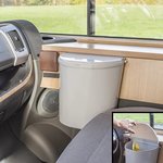 Waste bin with lid 10L for caravan/camper