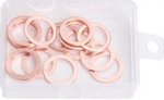 Assortment of copper washers 14mm 20 pieces