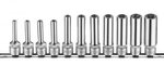 3/8 Star deep socket set 11pc