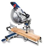 Professional crosscut and mitre saw with speed variator