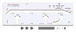 Template for worktop connection edge router