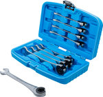 Ratchet Combination Wrench Set open 8 - 17 mm 9 pcs