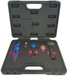 Brake line flange tool set