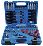Tool Set 6.3 mm (1/4) + 12.5 mm (1/2) E-Type / T-Star (for Torx) 84 pcs