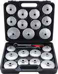 Oil Filter Wrench Set aluminium pressure casting 12.5 mm (1/2) drive 23 pcs